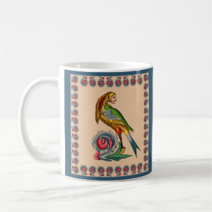 human bird print coffee mug