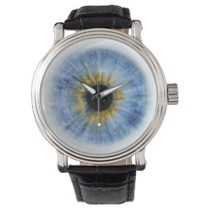 Human blue eyeball, iWatch Watch