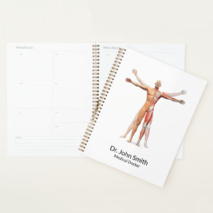 Human Body Skeleton Muscles Medical Planner