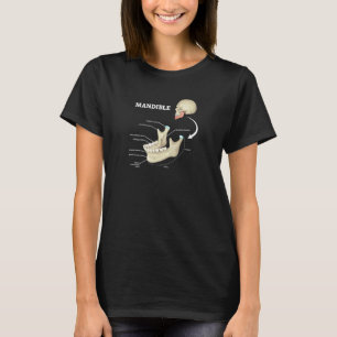 Human Bone Anatomy Mandible T-Shirt