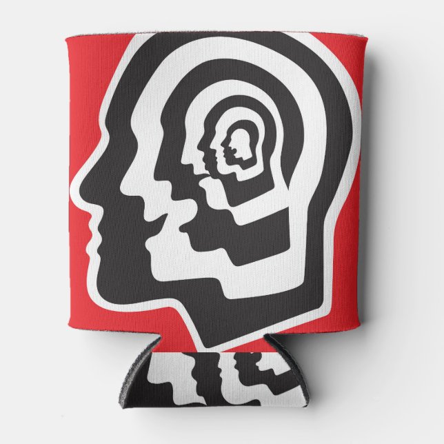 Human brain: abstract emotional illustration. can cooler (Front)