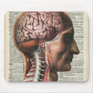 Human Brain Anatomy Mouse Mat