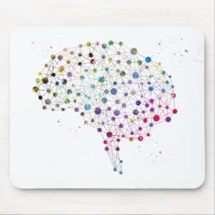 Human brain mouse mat