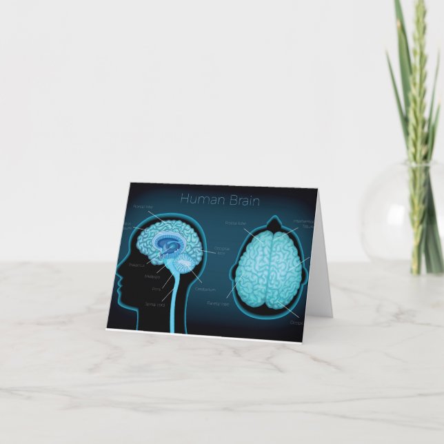 Human Brain Thank You Card (Front)