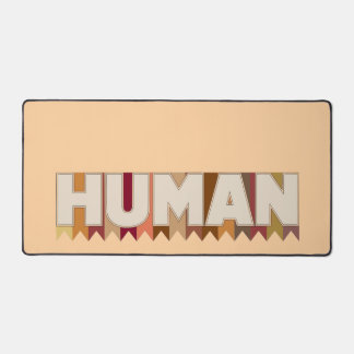 Human - Brown Desk Mat