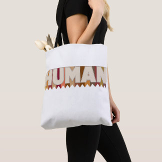 Human – Brown Tote Bag