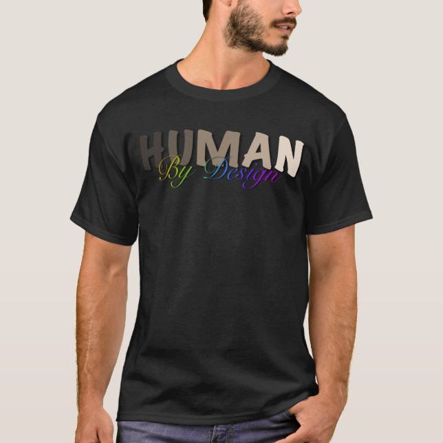 Human by Design global unity peace love T-Shirt (Front)