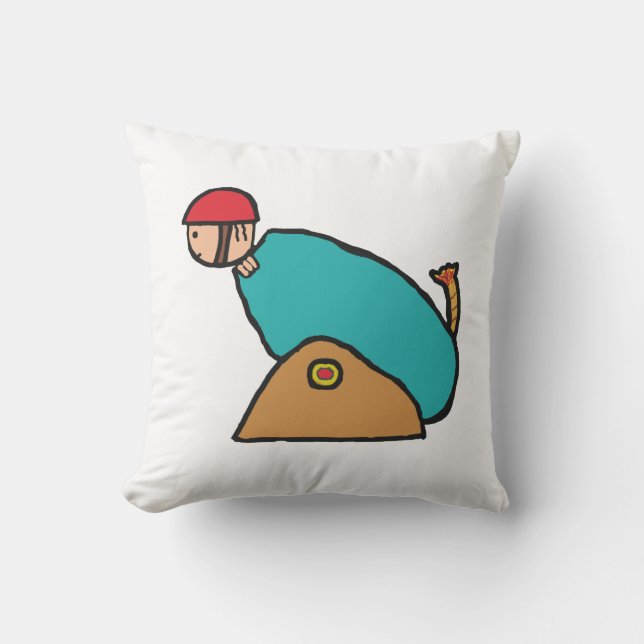 Human Cannonball Cushion (Front)
