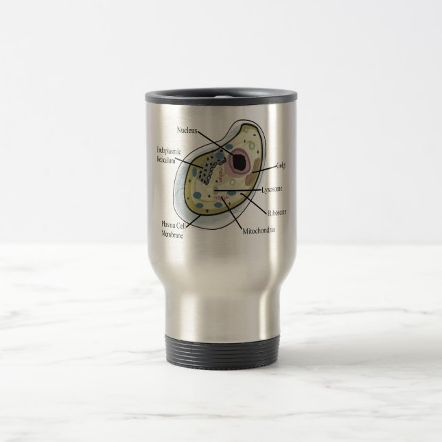 Human Cell Biology T-Shirts Travel Mug (Center)