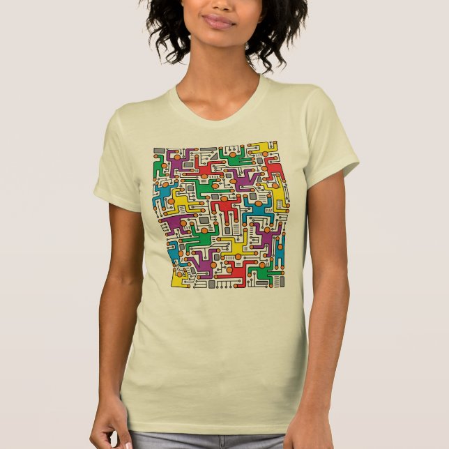 Human Circuit Board T-Shirt (Front)