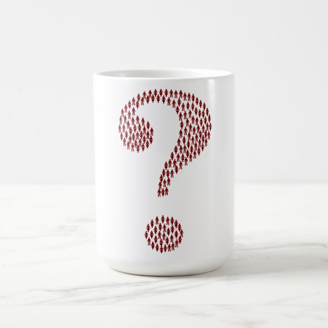Human Confusion Coffee Mug (Center)