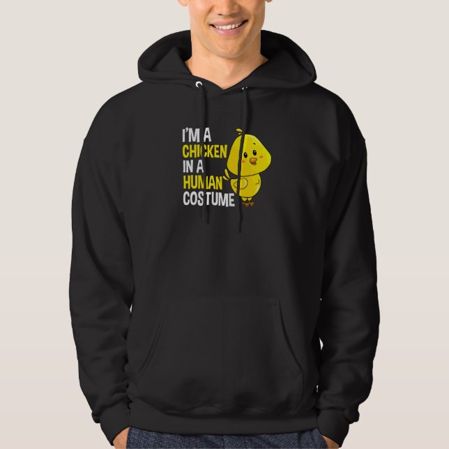 Human Costume Chicken Hoodie (Front)