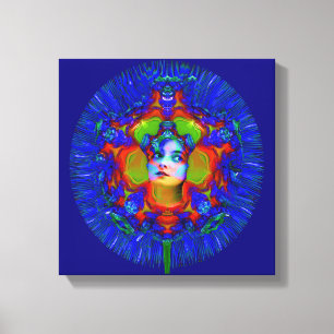 Human Dandelion Canvas Print