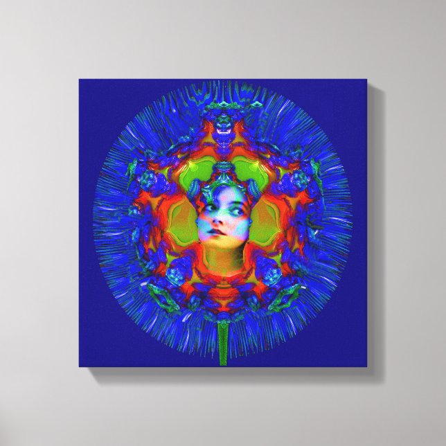 Human Dandelion Canvas Print (Front)