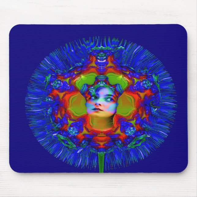 Human Dandelion Mouse Mat (Front)