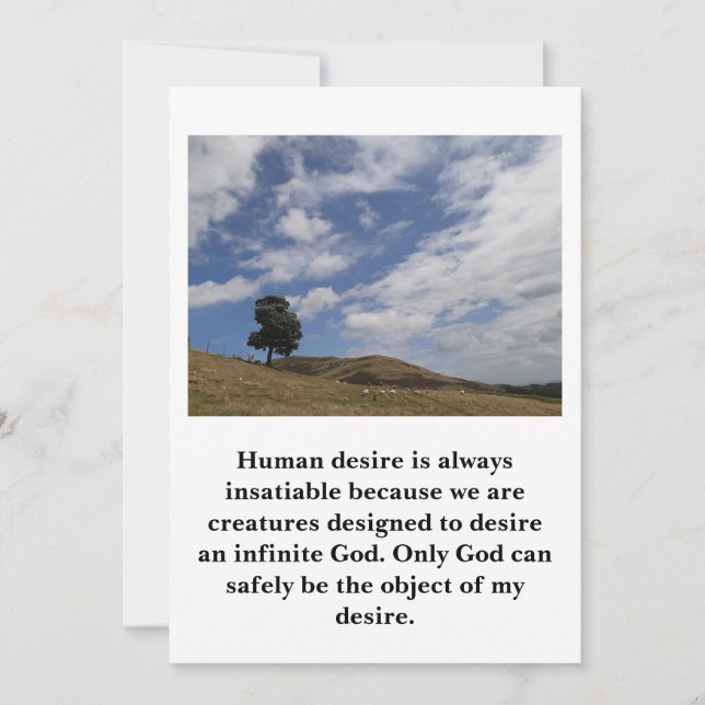 Human Desire Postcard (Front)