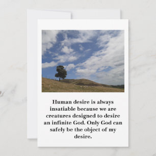 Human Desire Postcard