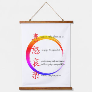 human emotions hanging tapestry