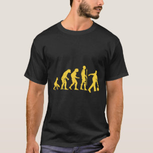 Human Evolution Bowling Funny Bowler Men Women Kid T-Shirt