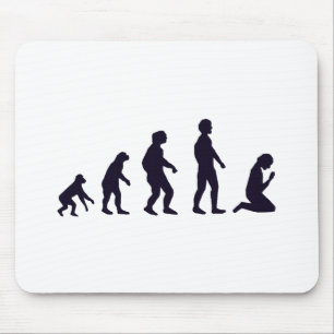 HUMAN EVOLUTION, figures, gifts Mouse Mat