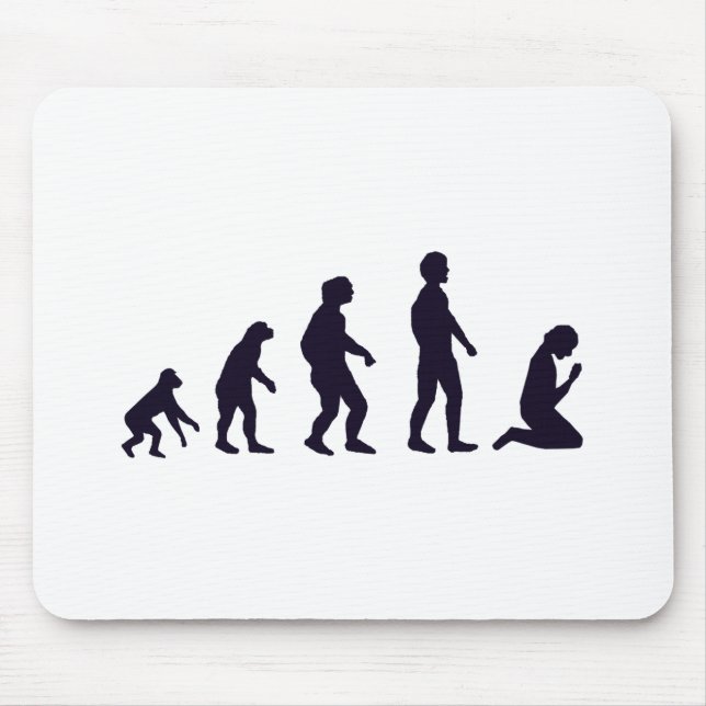 HUMAN EVOLUTION, figures, gifts Mouse Mat (Front)