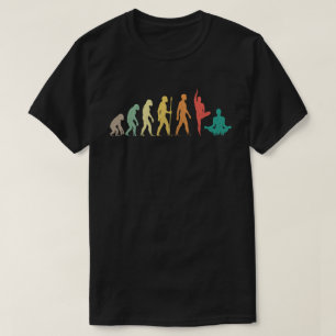 Human Evolution Meditation Yoga T-Shirt