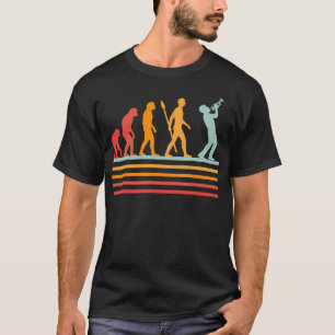 Human Evolution Playing A T-Shirt