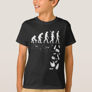 Human Evolution Pollution Cool Earth Day Lover Gif T-Shirt