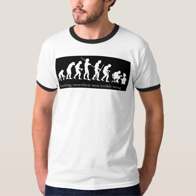Human Evolution T-Shirt (Front)