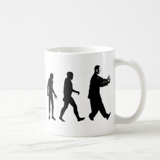 Human Evolution Tai Chi Coffee Mug