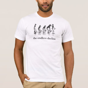 human evolution, the endless decline T-Shirt