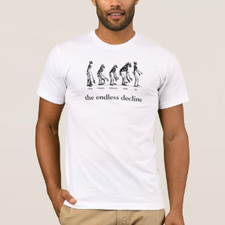 human evolution, the endless decline T-Shirt