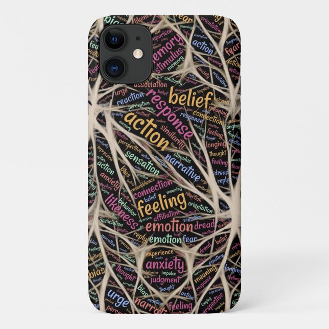 Human Experience Inspirational Word Art     Case-Mate iPhone Case (Back)