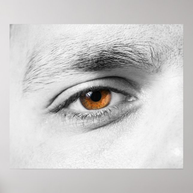 Human eye closeup poster (Front)