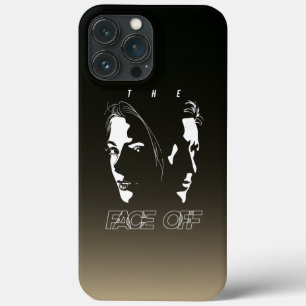 Human Face-off Silhouette Art iPhone 13 Pro Max Case