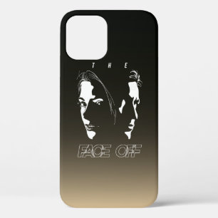 Human Face-off Silhouette Art iPhone 12 Pro Case