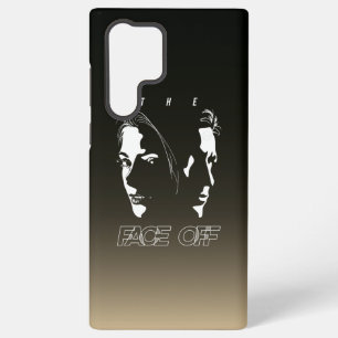 Human Face-off Silhouette Art   Samsung Galaxy Case