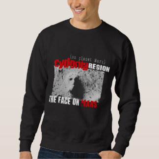 Human Face on Planet Mars Sweatshirt