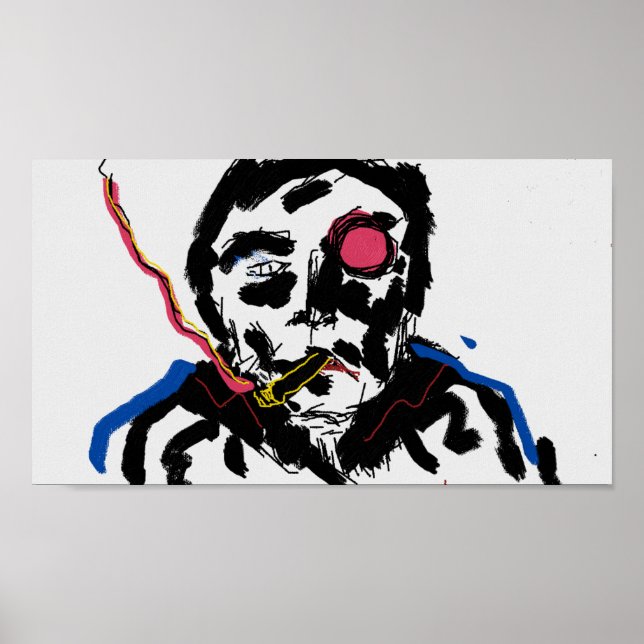 Human face Poster (Front)