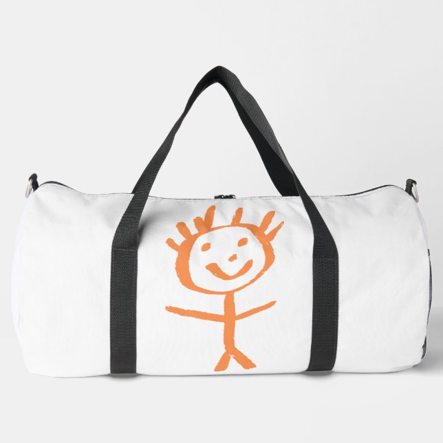 human figurine duffle bag (Front)
