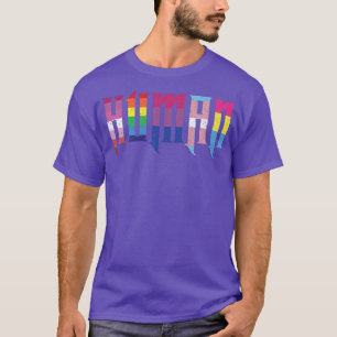 Human Flags Gay Pride LGBTQI Pride Month Equality T-Shirt