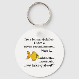 Human Goldfish Key Ring