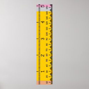 Human Growth Chart Ruler   Printable Growth