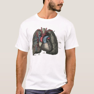 Human Heart Anatomy 1902 Vintage T-Shirt
