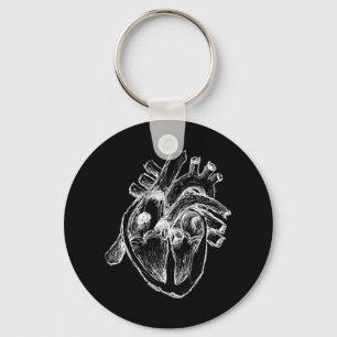 Human Heart Key Ring