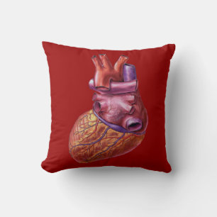 Human Heart Throw Pillow