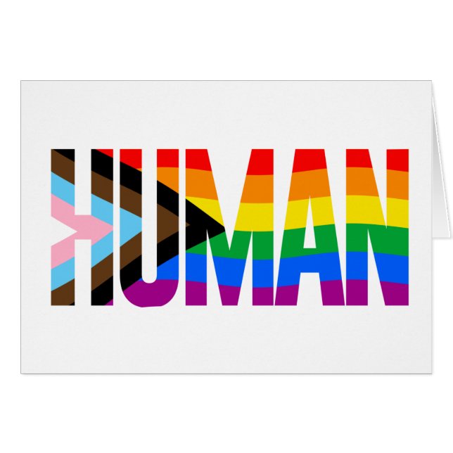 Human Inclusivity Pride Flag (Front Horizontal)