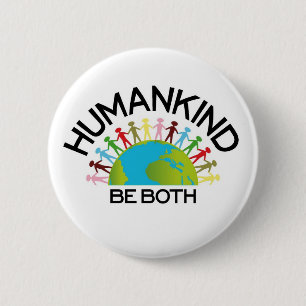 Human Kind 6 Cm Round Badge