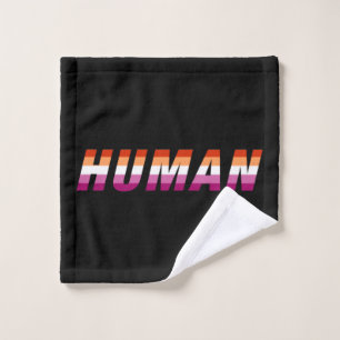 Human   Lesbian Pride   Wash Cloth