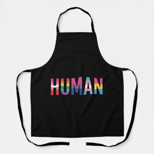HUMAN LGBT Flag Gay Pride Month Transgender  Apron